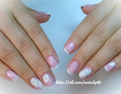 Manucure luxueuse avec dentelle - photos, actualités, idées de motifs