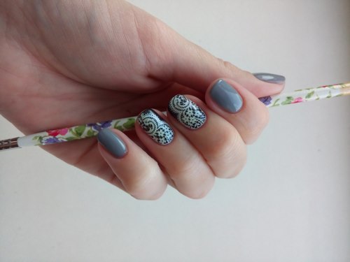 Manucure luxueuse avec dentelle - photos, actualités, idées de motifs