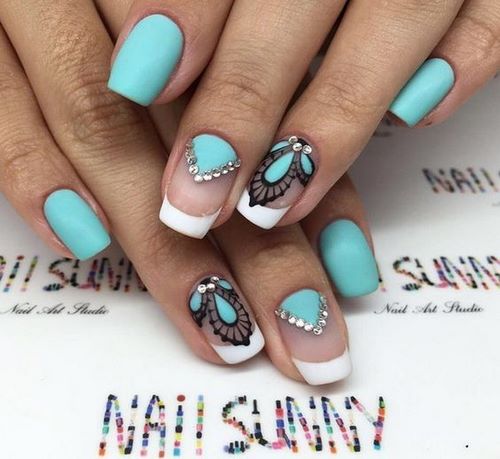 Manucure luxueuse avec dentelle - photos, actualités, idées de motifs