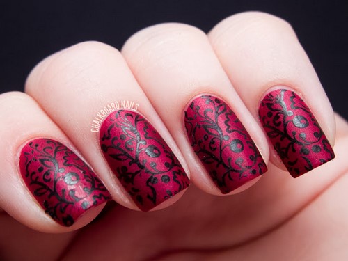 Manucure luxueuse avec dentelle - photos, actualités, idées de motifs