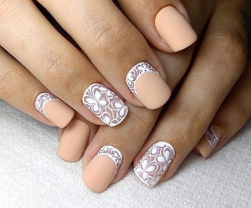 Manucure luxueuse avec dentelle - photos, actualités, idées de motifs