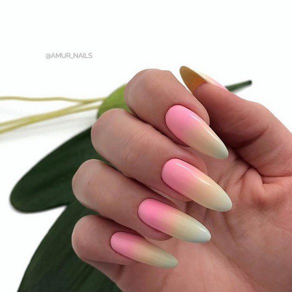 Conception d'ongles pointus: ongles pointus à la mode - idées de photos dans différentes techniques