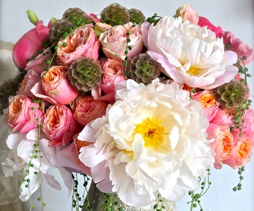 Les plus beaux bouquets de pivoines: design, tendances florales, idées de design