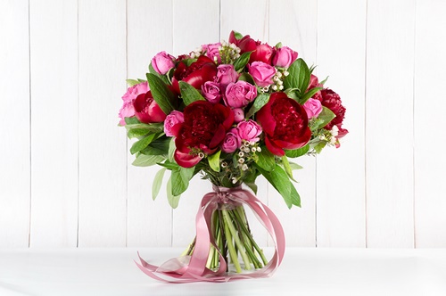 Les plus beaux bouquets de pivoines: design, tendances florales, idées de design