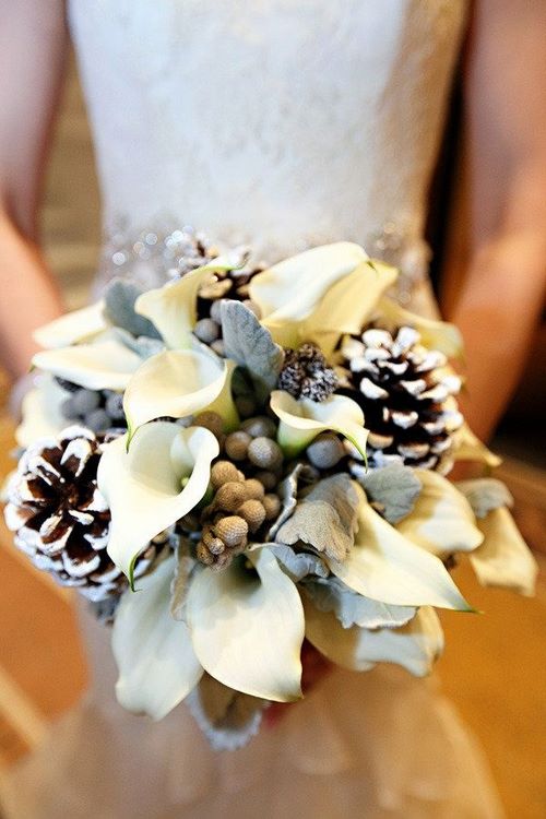 Les plus beaux bouquets d'hiver. Photo de l'idée de bouquets avec une ambiance hivernale