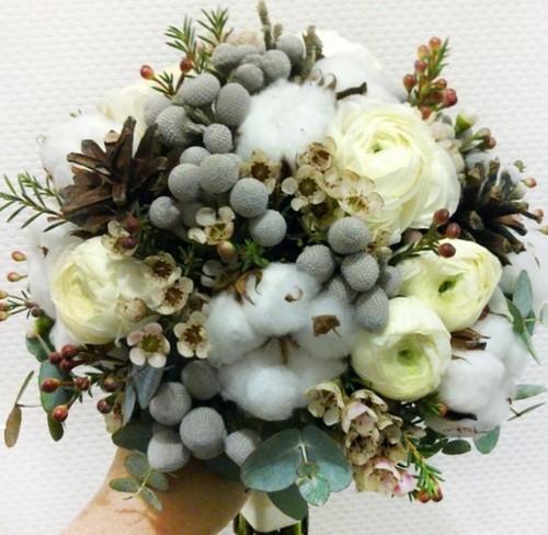 Les plus beaux bouquets d'hiver. Photo de l'idée de bouquets avec une ambiance hivernale