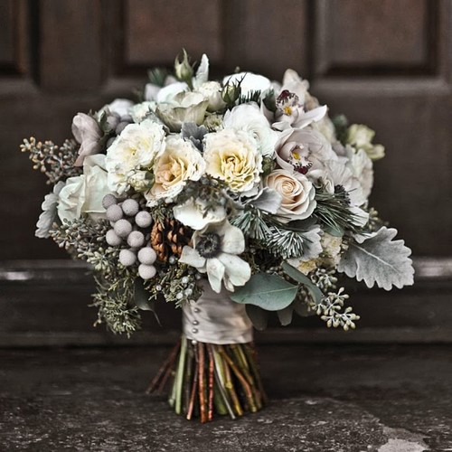 Les plus beaux bouquets d'hiver. Photo de l'idée de bouquets avec une ambiance hivernale