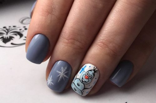 Madingas pilkas manikiūras - naujos nuotraukos, pilkos spalvos nagų dizainas