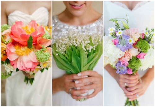 Beaux bouquets de fleurs printanières et arrangements floraux printaniers