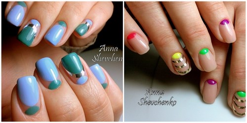 Manucure de lune à la mode. Photo, design, les meilleures nouvelles