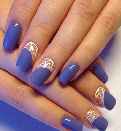 Manucure de lune à la mode. Photo, design, les meilleures nouvelles