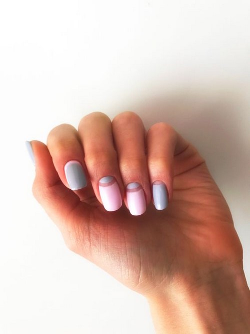 Manucure de lune à la mode. Photo, design, les meilleures nouvelles