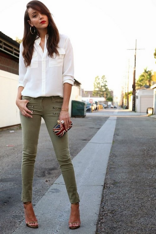 Style militaire inhabituel: photos, images à la mode, idées de garde-robe