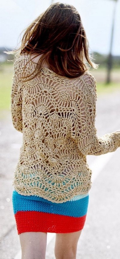 Crochet: vêtements à la mode au crochet - styles, idées, tendances