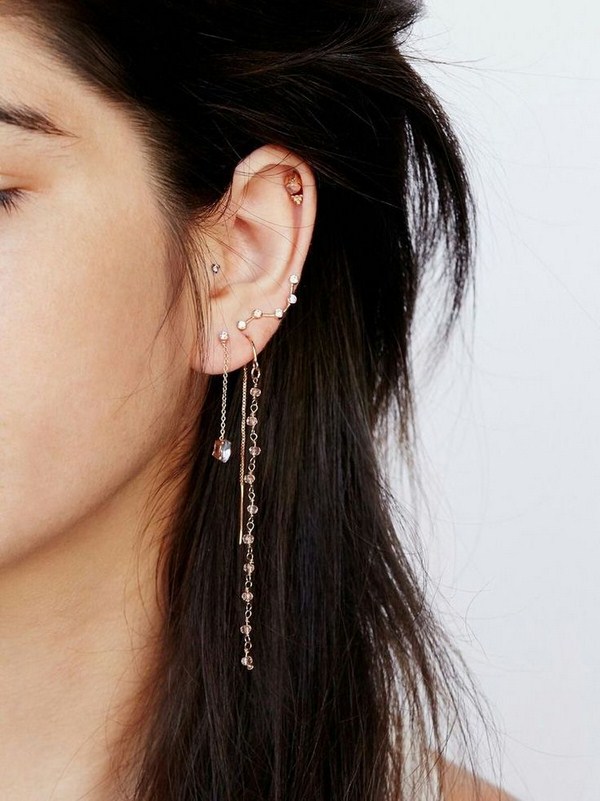 Piercings d'oreille: idées et variations de tendance sur des piercings d'oreille