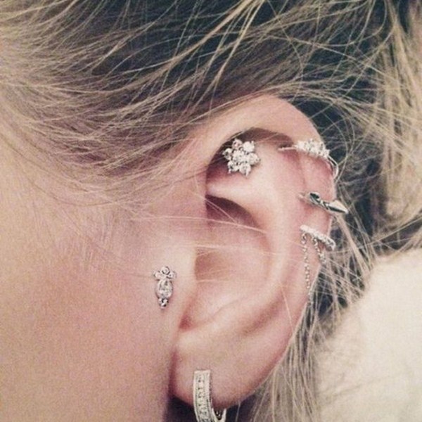 Piercings d'oreille: idées et variations de tendance sur des piercings d'oreille