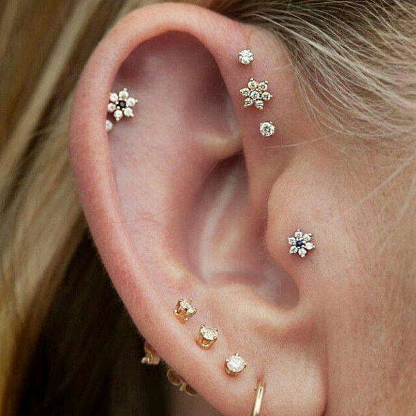 Piercings d'oreille: idées et variations de tendance sur des piercings d'oreille
