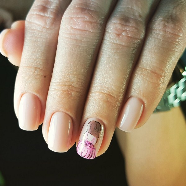 Nouveautés de manucure avec dessins: de magnifiques photos de l'idée du nail art avec une photo