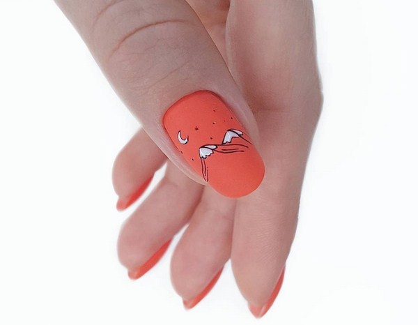 Nouveautés de manucure avec dessins: de magnifiques photos de l'idée du nail art avec une photo