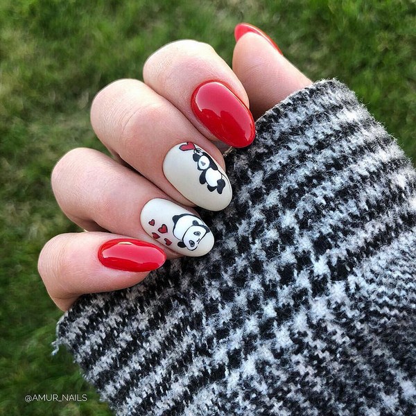 Nouveautés de manucure avec dessins: de magnifiques photos de l'idée du nail art avec une photo
