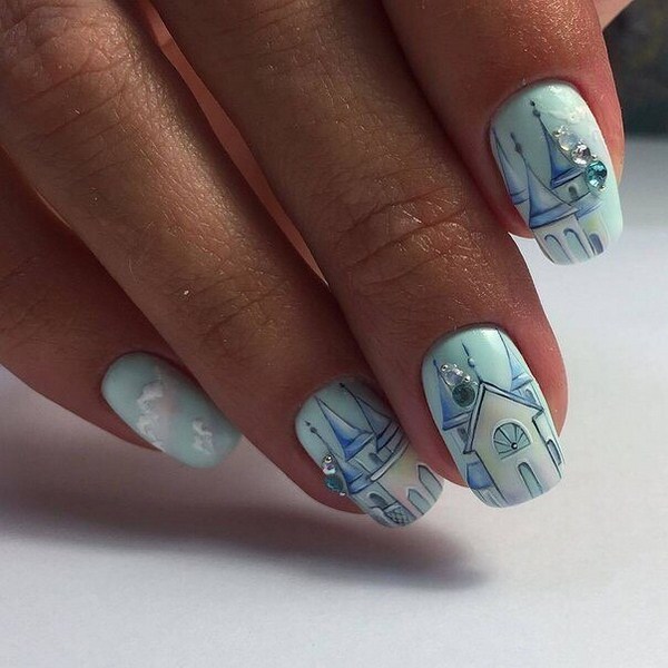 Nouveautés de manucure avec dessins: de magnifiques photos de l'idée du nail art avec une photo