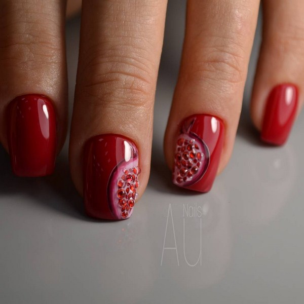 Nouveautés de manucure avec dessins: de magnifiques photos de l'idée du nail art avec une photo