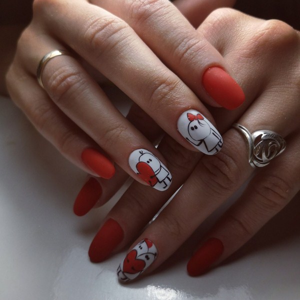 Nouveautés de manucure avec dessins: de magnifiques photos de l'idée du nail art avec une photo