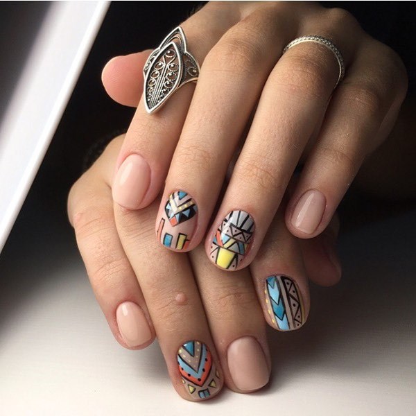Nouveautés de manucure avec dessins: de magnifiques photos de l'idée du nail art avec une photo
