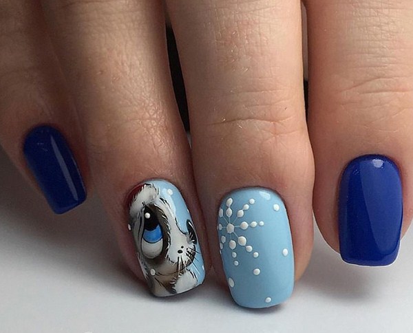 Nouveautés de manucure avec dessins: de magnifiques photos de l'idée du nail art avec une photo