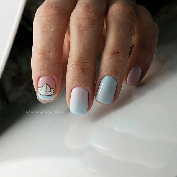 Nouveautés de manucure avec dessins: de magnifiques photos de l'idée du nail art avec une photo