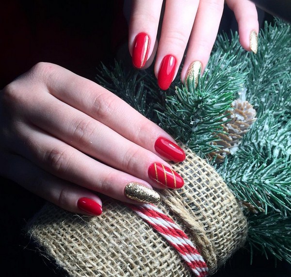 Adorable manucure en rouge: nouveau