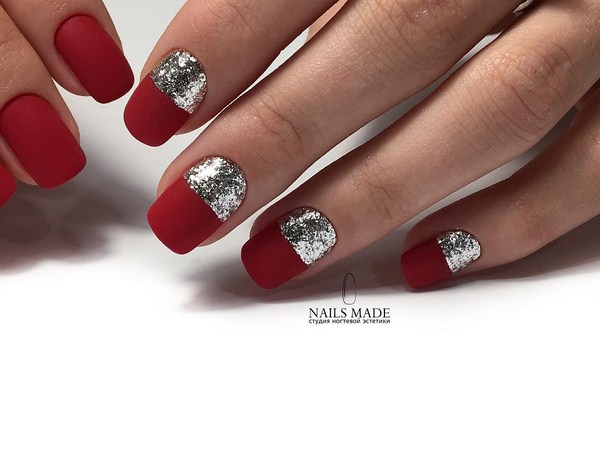 Adorable manucure en rouge: nouveau