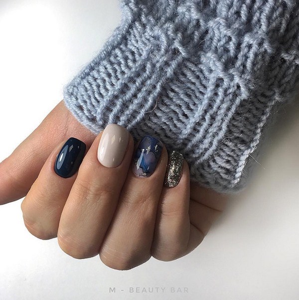 Idées de conception d'ongles à la mode pour la nouvelle année 2024: photos