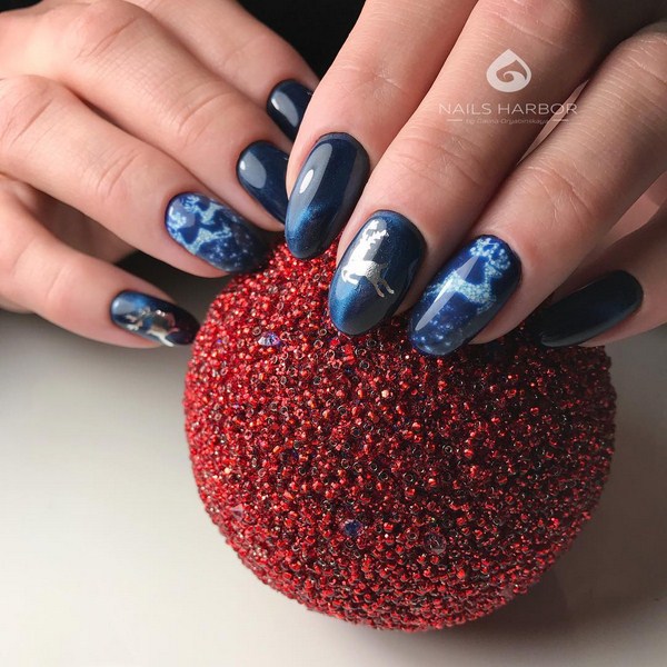 Idées de conception d'ongles à la mode pour la nouvelle année 2024: photos