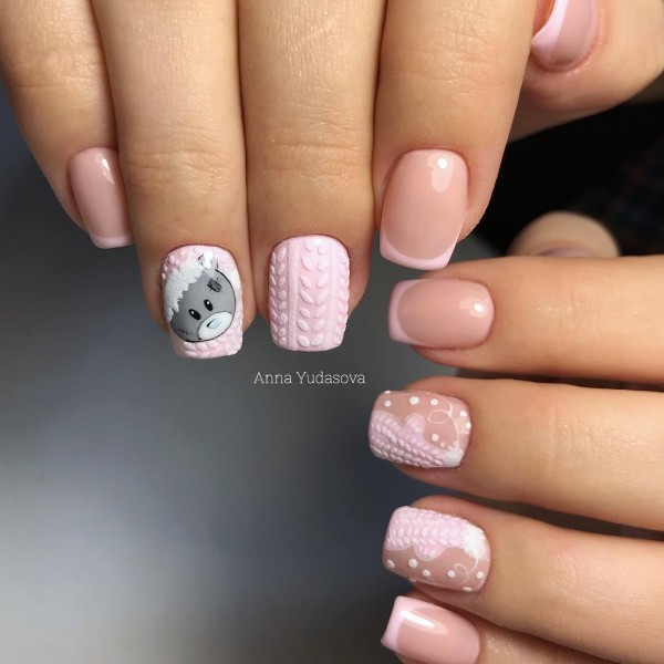 De superbes nouveaux designs d'ongles d'hiver: plus de 80 exemples de photos