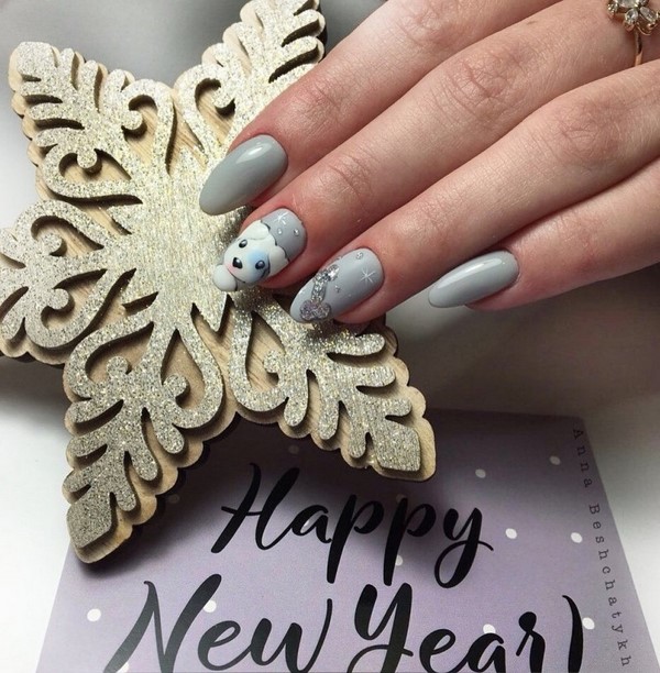 De superbes nouveaux designs d'ongles d'hiver: plus de 80 exemples de photos