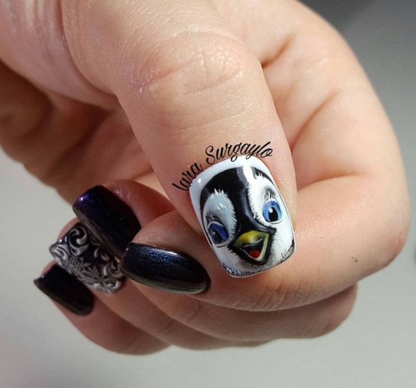 De superbes nouveaux designs d'ongles d'hiver: plus de 80 exemples de photos