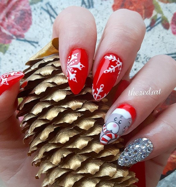 De superbes nouveaux designs d'ongles d'hiver: plus de 80 exemples de photos