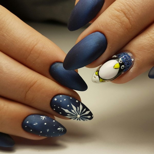 De superbes nouveaux designs d'ongles d'hiver: plus de 80 exemples de photos