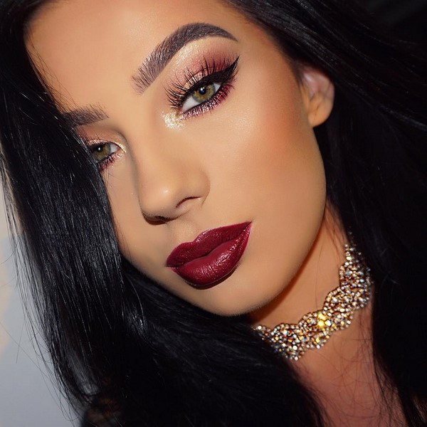 Maquillage brillant pour le Nouvel An 2024: les meilleures idées photo pour le maquillage du Nouvel An