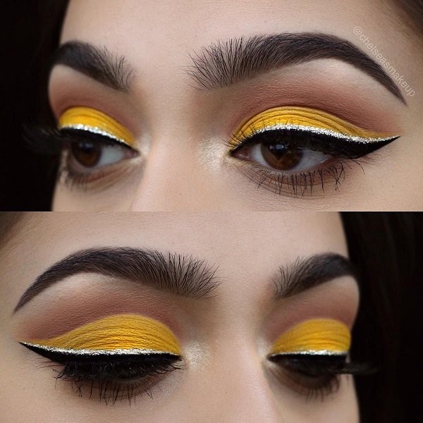 Maquillage brillant pour le Nouvel An 2024: les meilleures idées photo pour le maquillage du Nouvel An