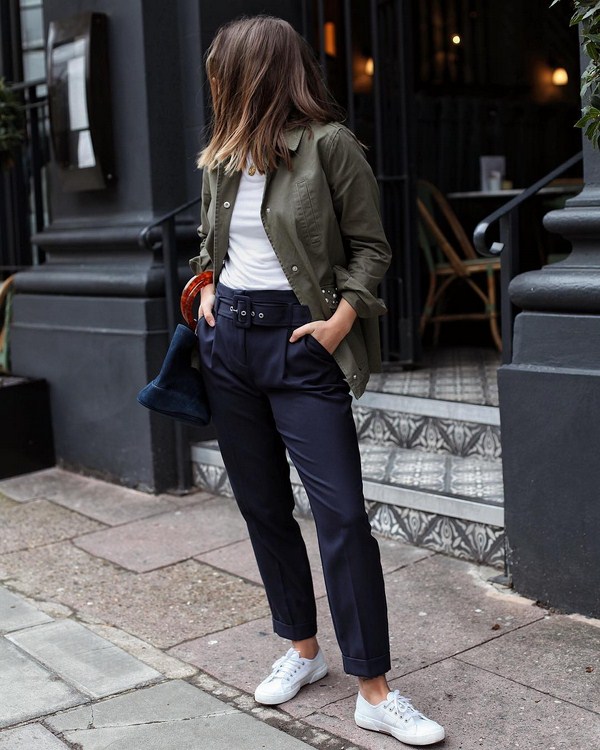 Tendances mode pour les sneakers: avec quoi porter des sneakers - voir photo