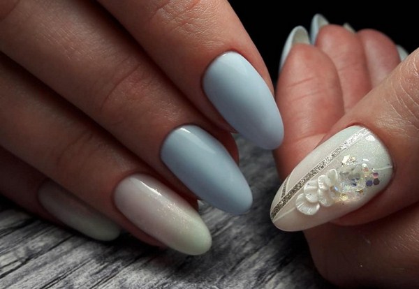 Manucure de mariage de la mariée: options de conception d'ongles luxueuses