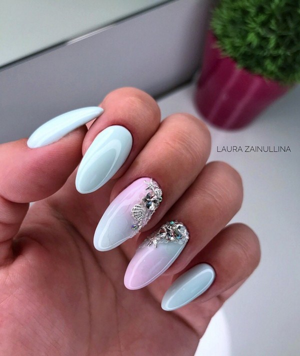 Manucure de mariage de la mariée: options de conception d'ongles luxueuses