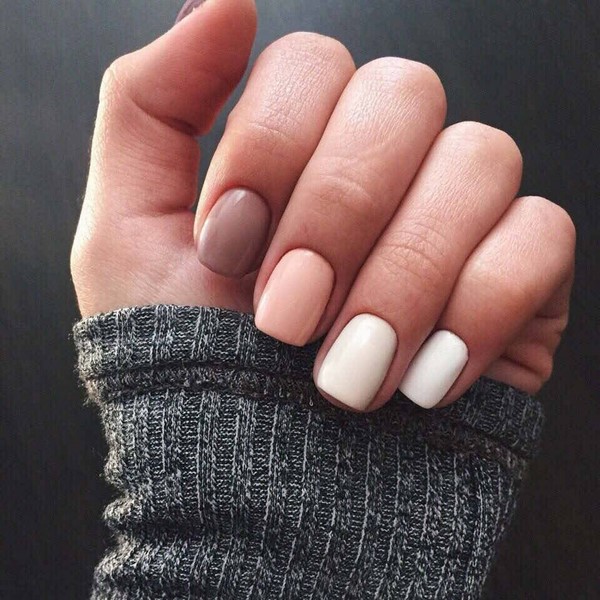 Nouveau vernis gel manucure: exemples intéressants de vernis gel design ongles sur la photo