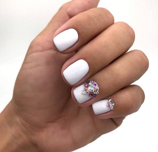 Nouveau vernis gel manucure: exemples intéressants de vernis gel design ongles sur la photo