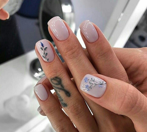 Nouveau vernis gel manucure: exemples intéressants de vernis gel design ongles sur la photo