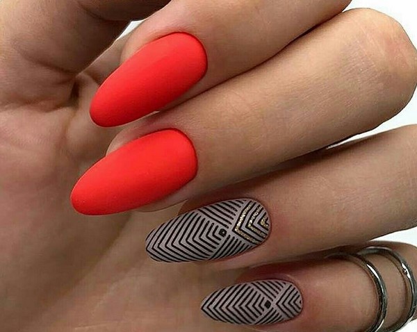 Nouveau vernis gel manucure: exemples intéressants de vernis gel design ongles sur la photo