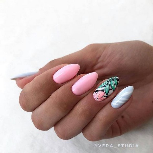 Nouveau vernis gel manucure: exemples intéressants de vernis gel design ongles sur la photo