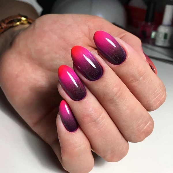 Nouveau vernis gel manucure: exemples intéressants de vernis gel design ongles sur la photo
